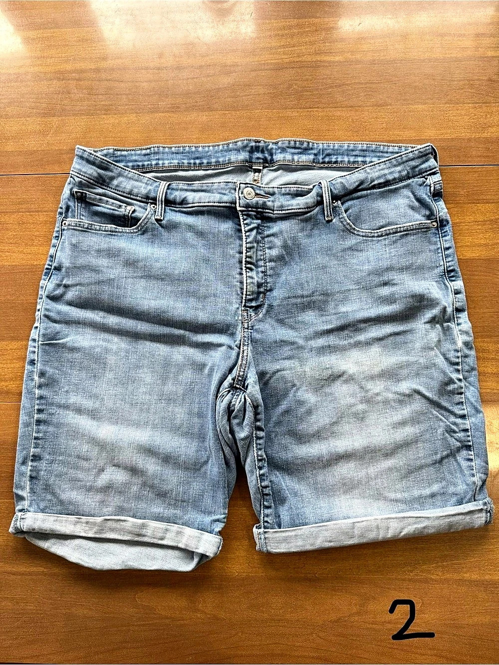 Levi's 501 Denim Jean Shorts Waist 24 Plus Blue